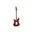 E-Gitarre SSH WARRIORS metallic rot